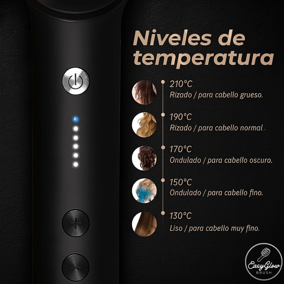 EasyGlow Brush – Alisado fácil y seguro para uso diario