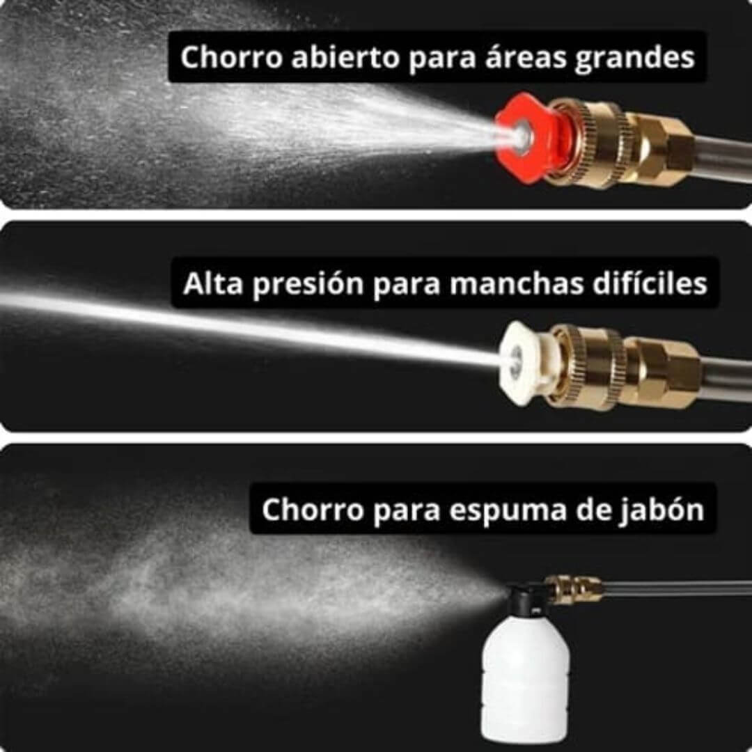 PowerWash Pro - Limpieza rápida a presión en cualquier lugar