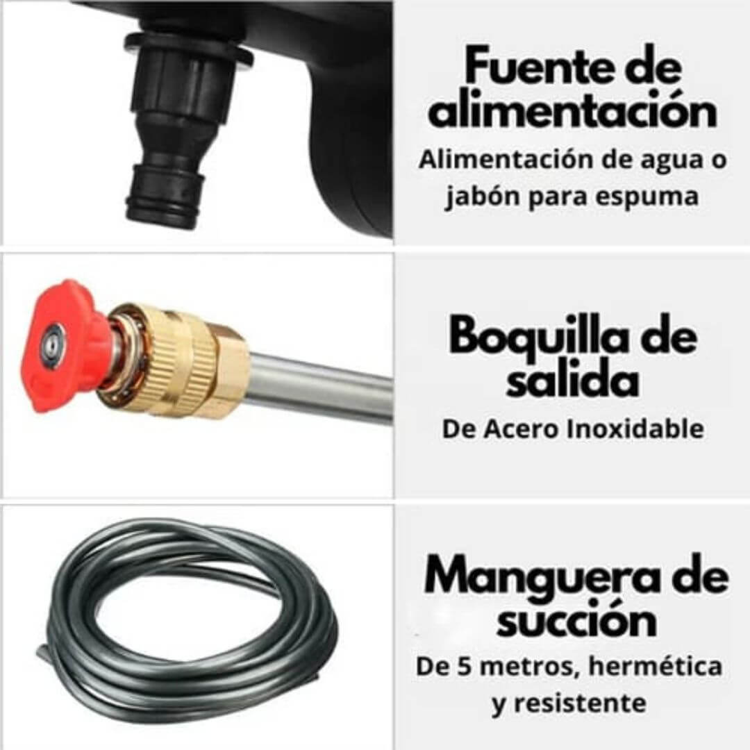 PowerWash Pro - Limpieza rápida a presión en cualquier lugar