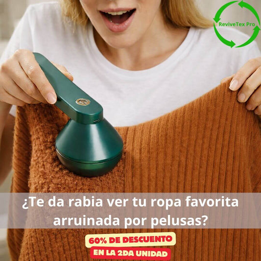 ReviveTex Pro - Elimina pelusas y renueva tu ropa al instante